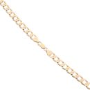 9ct Yellow Gold Curb Chain 18"