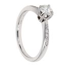 18ct White Gold 0.60ct Diamond Solitaire Ring