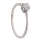 9ct White Gold 0.25ct Diamond Solitaire Ring