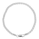 Silver Spiga Bracelet 7" By Icesia