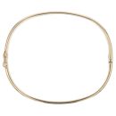 9ct Yellow Gold 0.15ct Brilliant Cut Diamond Hinged Bangle