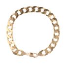9ct Yellow Gold Curb Bracelet 9"