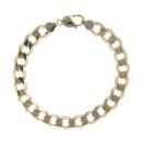 9ct Yellow Gold Curb Bracelet 8.5"