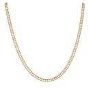 9ct Yellow Gold Double Curb Chain 18"