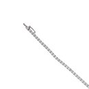 Lab Grown Platinum 4.00ct Brilliant Cut Diamond Tennis Bracelet 7"