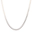 9ct Yellow Gold Square Curb Chain 18"