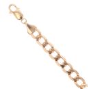 9ct Yellow Gold ID Curb Bracelet 8.5"