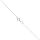 18ct White Gold 0.55ct Emerald And Brilliant Cut Diamond Cluster Pendant And Chain 16"