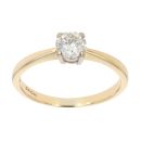 18ct Yellow Gold 0.50ct Brilliant Cut Diamond Solitaire Ring