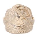 9ct Yellow Gold Saddle Ring