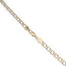 9ct Yellow Gold Double Curb Chain 18"