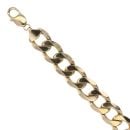 9ct Yellow Gold Curb Bracelet 9"