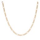 9ct Yellow Gold Figaro Chain 24"