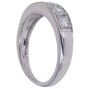 18ct White Gold 0.70ct Brilliant Cut Diamond Five Stone Ring