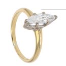 18ct Yellow Gold 0.70ct Marquise Diamond Solitaire Ring
