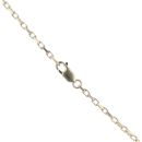 9ct Yellow Gold Square Belcher Chain 22"