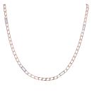 9ct Yellow And White Gold Fancy Chain 24"