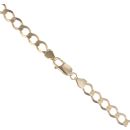 9ct Yellow Gold Curb Chain 22"