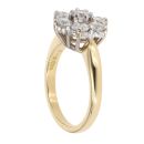 18ct Yellow Gold 1.50ct Brilliant Cut Diamond Cluster Ring