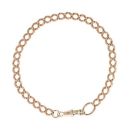 9ct Yellow Gold Albert Bracelet 8"