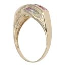 9ct Yellow Gold Multi-Gemstone Ring