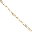 9ct Yellow Gold Curb Chain 18"