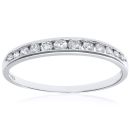 9ct White Gold 0.25ct Diamond Eternity Ring