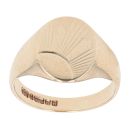 9ct Yellow Gold Patterned Signet Ring