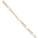 9ct Yellow Gold Figaro Chain 24"
