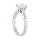 Platinum 1.04ct Diamond Princess Cut Solitaire Ring