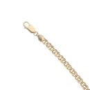 9ct Yellow Gold Double Curb Bracelet 7.5"