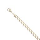 9ct Yellow Gold Curb Bracelet 7.5"
