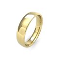 9ct Yellow Gold 5mm Slight Court Wedding Band