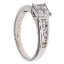 18ct White Gold 0.56ct Diamond Cluster Ring