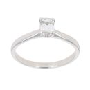 Platinum 0.50ct Emerald Cut Diamond Solitaire Ring