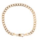 9ct Yellow Gold Curb Bracelet 7.5"