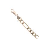 9ct Yellow Gold Figaro Bracelet 8.5"