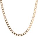 9ct Yellow Gold Curb Chain 18"