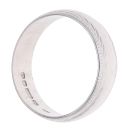 18ct White Gold Traditional Court Patterned Wedding Band 5.5mm