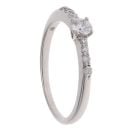 18ct White Gold 0.45ct Diamond Solitaire Ring