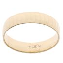 14ct Yellow Gold Textured 5mm Wedding Band