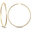 9ct Yellow Gold Polished Hoop Earrings