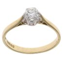 18ct Yellow Gold 0.45ct Brilliant Cut Diamond Solitaire Ring