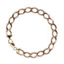 9ct Yellow Gold Curb Bracelet 8.5"