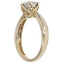 9ct Yellow Gold 0.33ct Brilliant Cut Diamond Cluster Ring