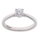 Platinum 0.50ct Brilliant Cut Diamond Solitaire Ring