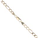 9ct Yellow Gold Figaro Chain 18"
