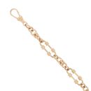 9ct Yellow Gold Albert Bracelet 9"