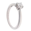 14ct White Gold 0.40ct Princess Cut Diamond Solitaire Ring
