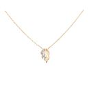 9ct Yellow Gold 0.10ct Diamond Pendant And Chain 18"